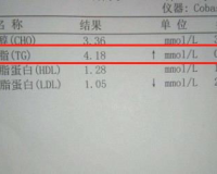 甘油三酯1.85mmol